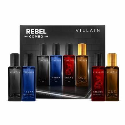 Σετ Δώρου Rebel Luxury Perfume 4x20ml | Συνδυασμός Αρωμάτων - Ξυλώδες, Ουντ, Μόσχος, Υδάτινο | Άρωμα για Άνδρες & Γυναίκες