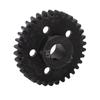 34T RC Motor Gear M1.0 8mm Gear Bore Steel Black RC Motor Pinion Gear for Arrma 17 18 RC Cars