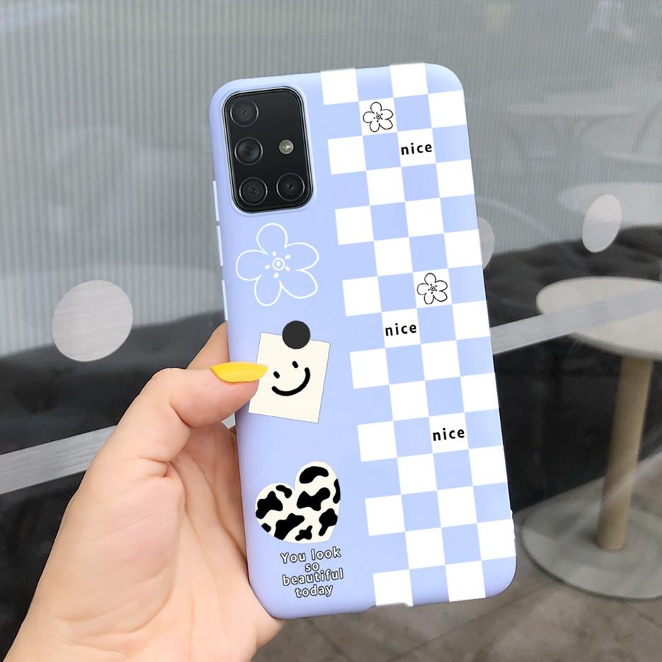 For Samsung Galaxy A31 A41 A51 A71 Case Cute Art Painted Back Cover Soft TPU Phone Case For Samsung A315 A415 A515 A715 F Bumper