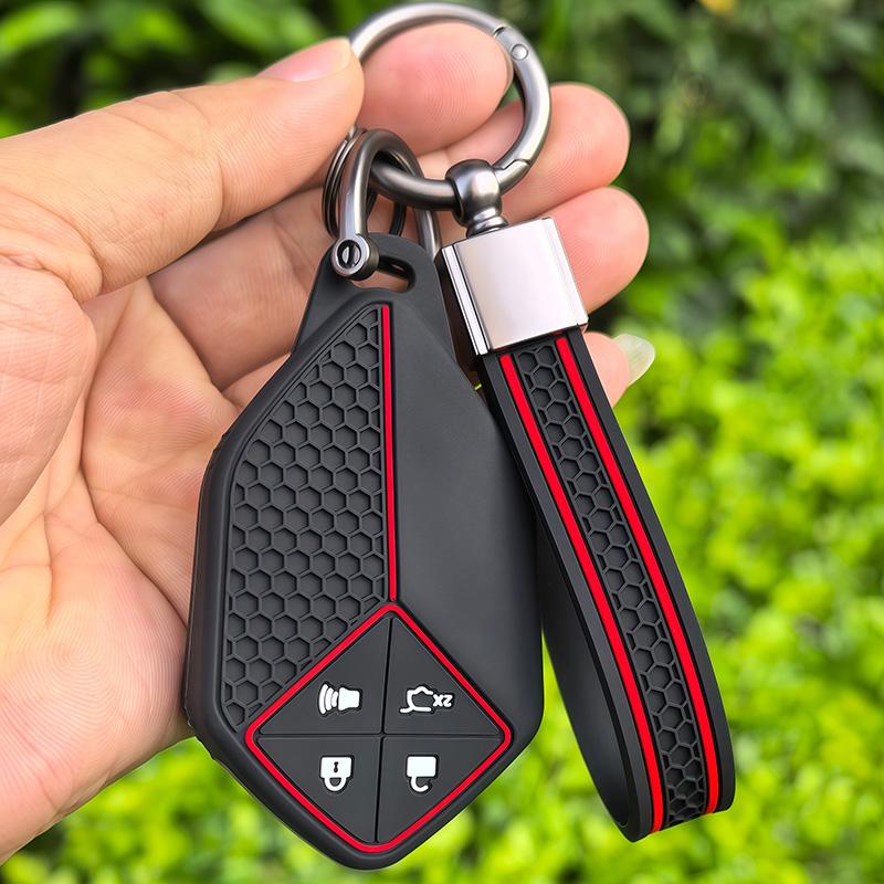 New Silicone Car Key Case Cover For Changan Deepal S7 Sl03    Key Fob Key Protector Keychain Holder Accessories
