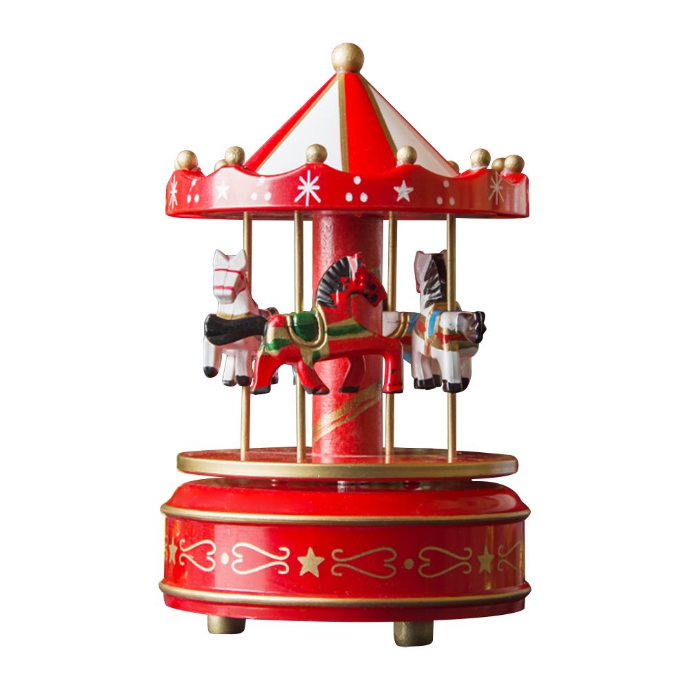 

Різдвяна музична карусель Міні-карусель Музична скринька Колекційна фігурка 6,3 дюйма Музична снігова куля Домашня прикраса Подарунки на день народження