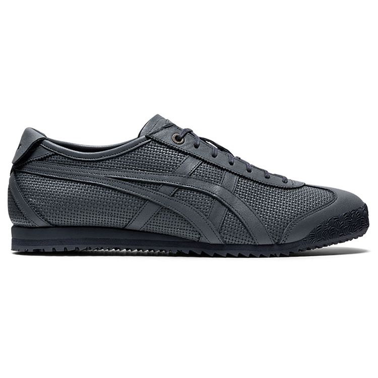 Onitsuka Tiger Mexico 66 Minimalist Solid Color Slip Resistant Durable Low Top Casual Shoes Unisex sneaker Dark-Gray 1183A826-020