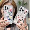 Lotus Flower Transparent Phone Case For iPhone 11 Case iPhone 13 14 12 15 16 Pro Max XR XS X 7 8 Plus SE 2020 Shockproof Cover