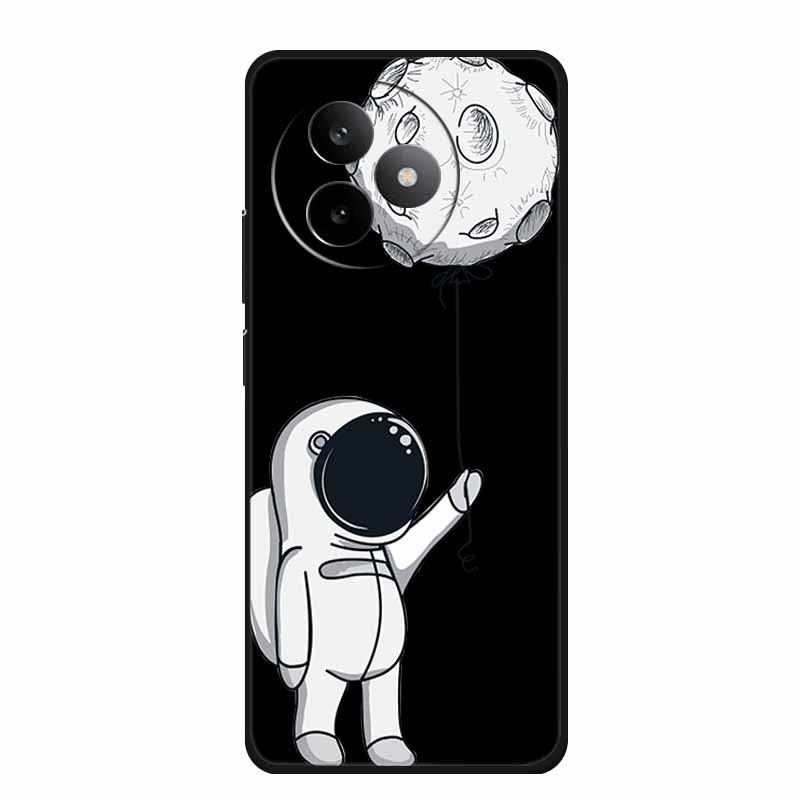 Phone Case For Xiaomi Redmi K80 Ultra Case Soft Black Silicone Cartoon Cat TPU Funda For Redmi K 80 Ultra Case Coque 6.83" Shell