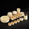Premium Ceramic Kung Fu Tea Set with Drainage