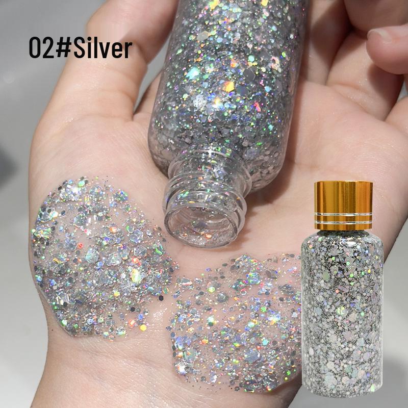 Fard de pleoape lichid cu sclipici Bling Bling pentru copii - Machiaj de scenă cu gel cu sclipici mare