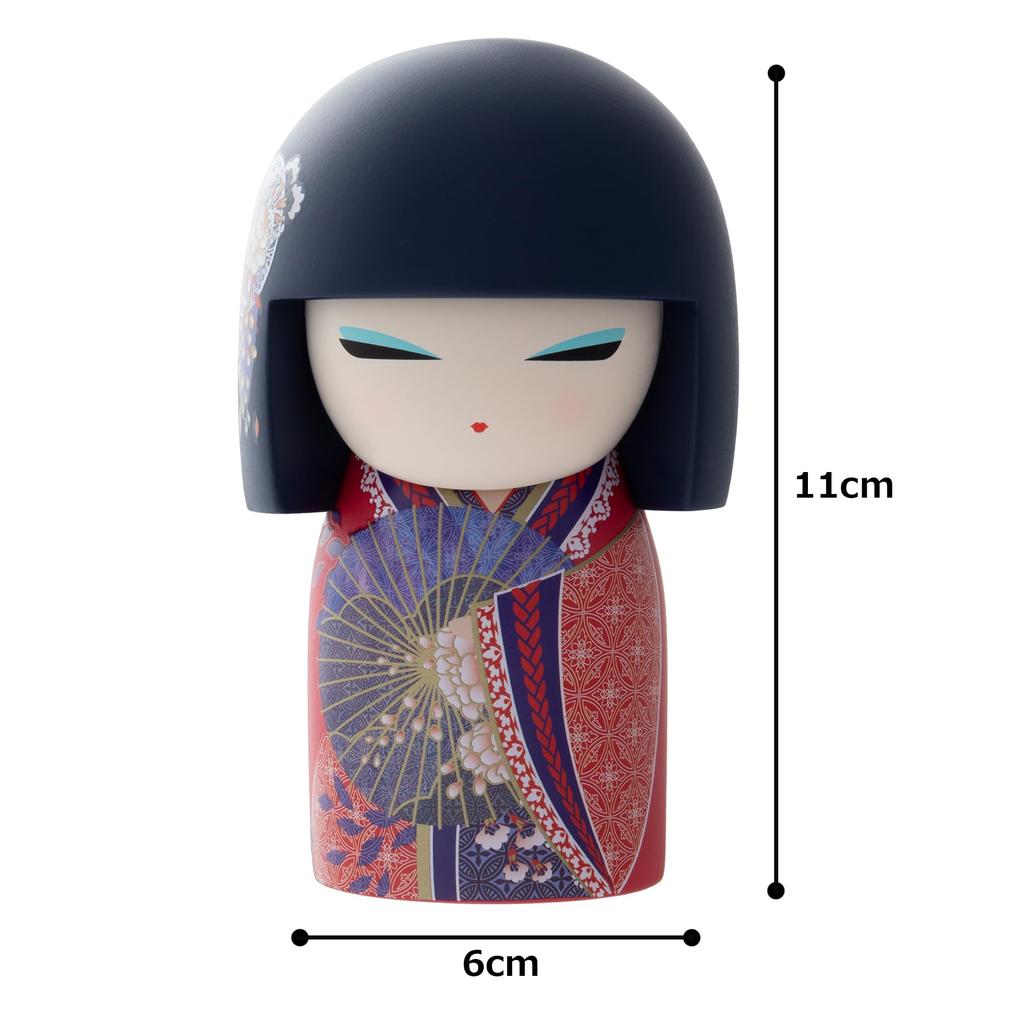 Kimmidoll Kokeshi Doll MAMIKO 11cm TGKFLJP04 L, Tall,