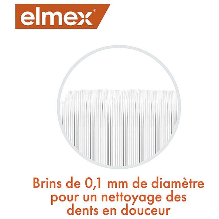Brosse À Dents - Elmex - Ultra Soft - Hypoallergénique - Douce Pour L'émail - Élimine La Plaque Dentaire