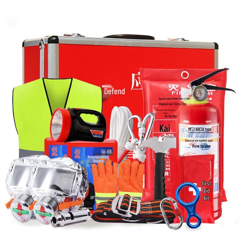 Ma anzhou 15-Piece Home Fire Emergency Kit