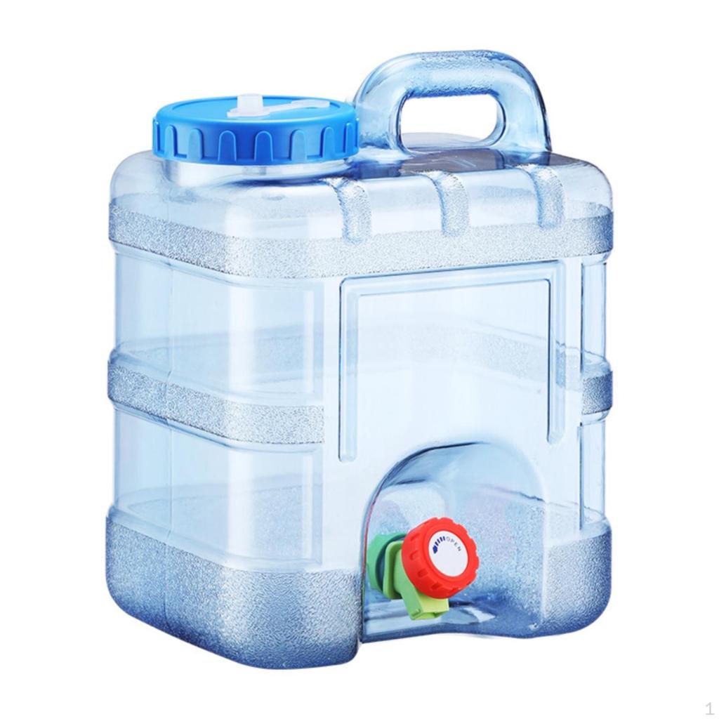 Water Bucket with Effortless Fill Spigot To Container Lightweight for