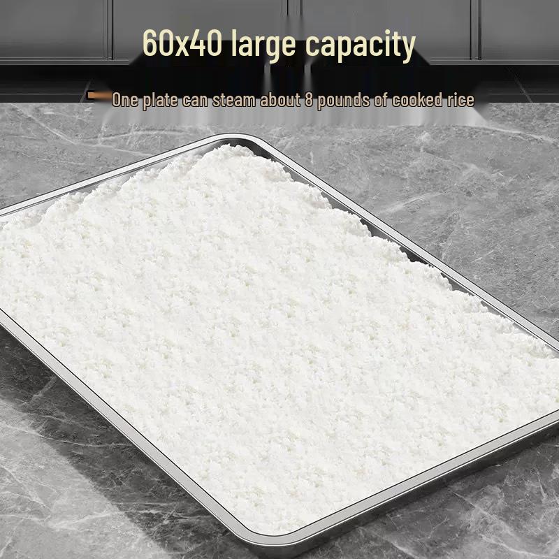 Tingle 304 Stainless Steel Square Trays 32x22x2cm
