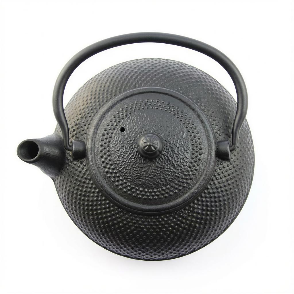 Cast Iron Kettle Black 1.5L Tea And Herb Infuser Enamel