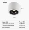 Ultra-Thin Adjustable Anti-Glare Ceiling Spotlight - No Punching Needed