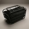 Robust Bike Pet Basket with Liner Rust Resistant Dog Cage