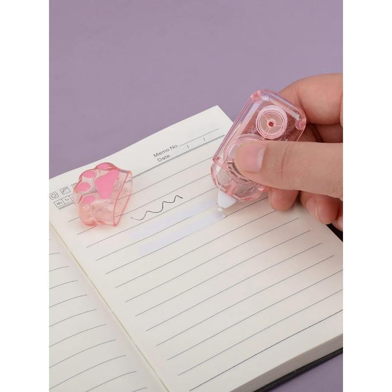 1piece School Supplies Cat's Paw Correction Tape Compact and Portable Correcting The Wrong Stationery
