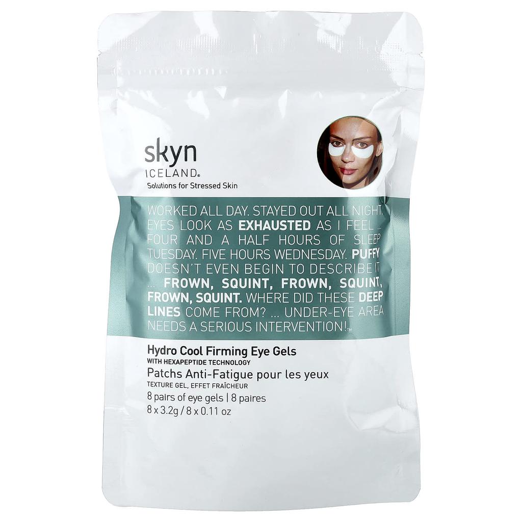 Skyn Iceland, Hydro Cool Firming Eye Gel, 8 pairs