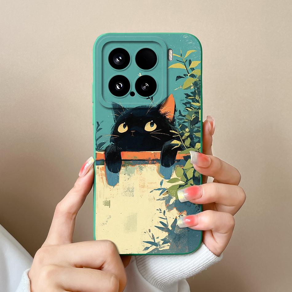 For Xiaomi 15 Pro Case For Xiaomi 14 Pro Phone Cases Various Style Soft Liquid Silicone Mi15 Mi14 Back Cover Anti Drop Bumper