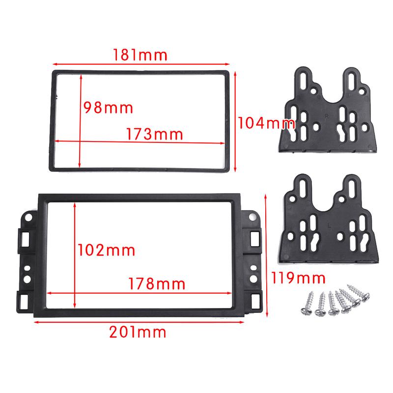 2Din Car Radio Fascia CD DVD Audio Dashboard Panel Frame for Chevrolet Captiva / Lova / Gentra / AVEO