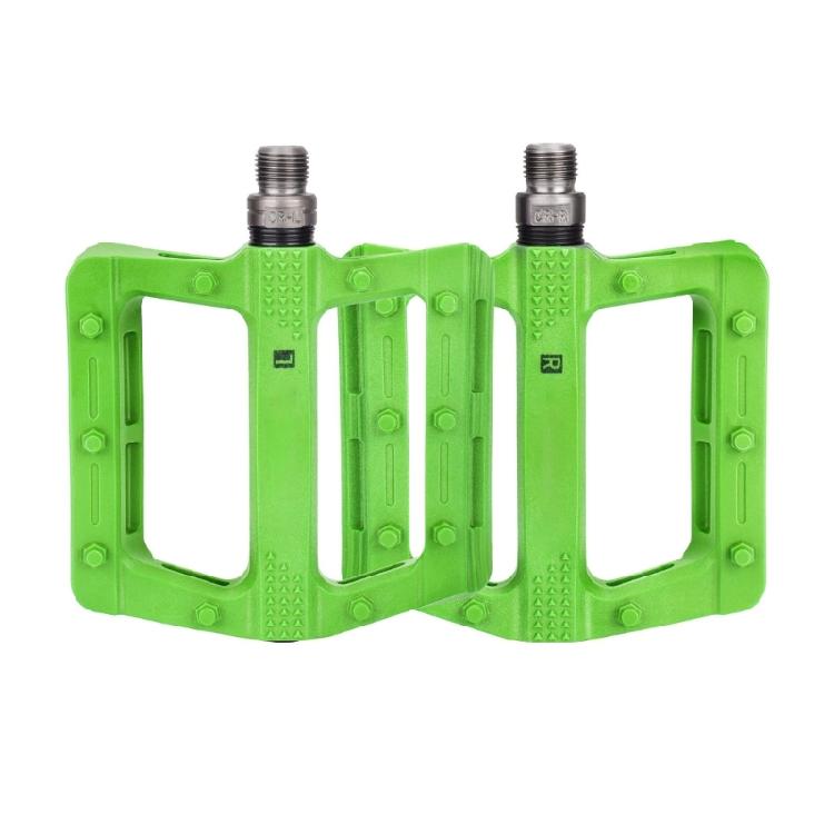 Light Weight Nylon Mountain Bicycles Pedals Seal Bearings Wide Flat Cycling Pedals Nonslip Road Bicycles Pedals Enduring