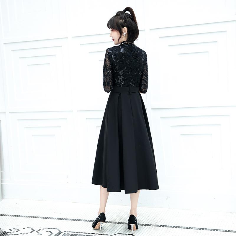 Evening Dress, Skirt Temperament, New Models, Usually Can Wear Small Dresses, Fairy Style, Simple and Generous, Long Styles Look Thin