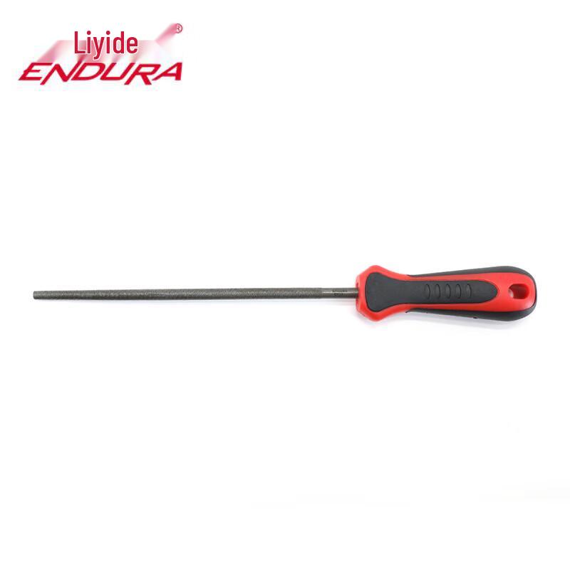 ENDURA Double Color Handle Round File 10-inch