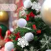 Synthetic Fiber Fake Snowballs Holiday Gift Christmas Ornaments Winter Snow Fight Toy for Kids and Adults