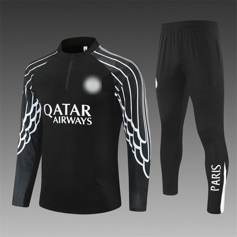 Football Jersey Pre-Season Sports Training Jersey Breathable Sweat-Absorbing Quick-Drying Long-Sleeved Adult And Children'S Suit Print