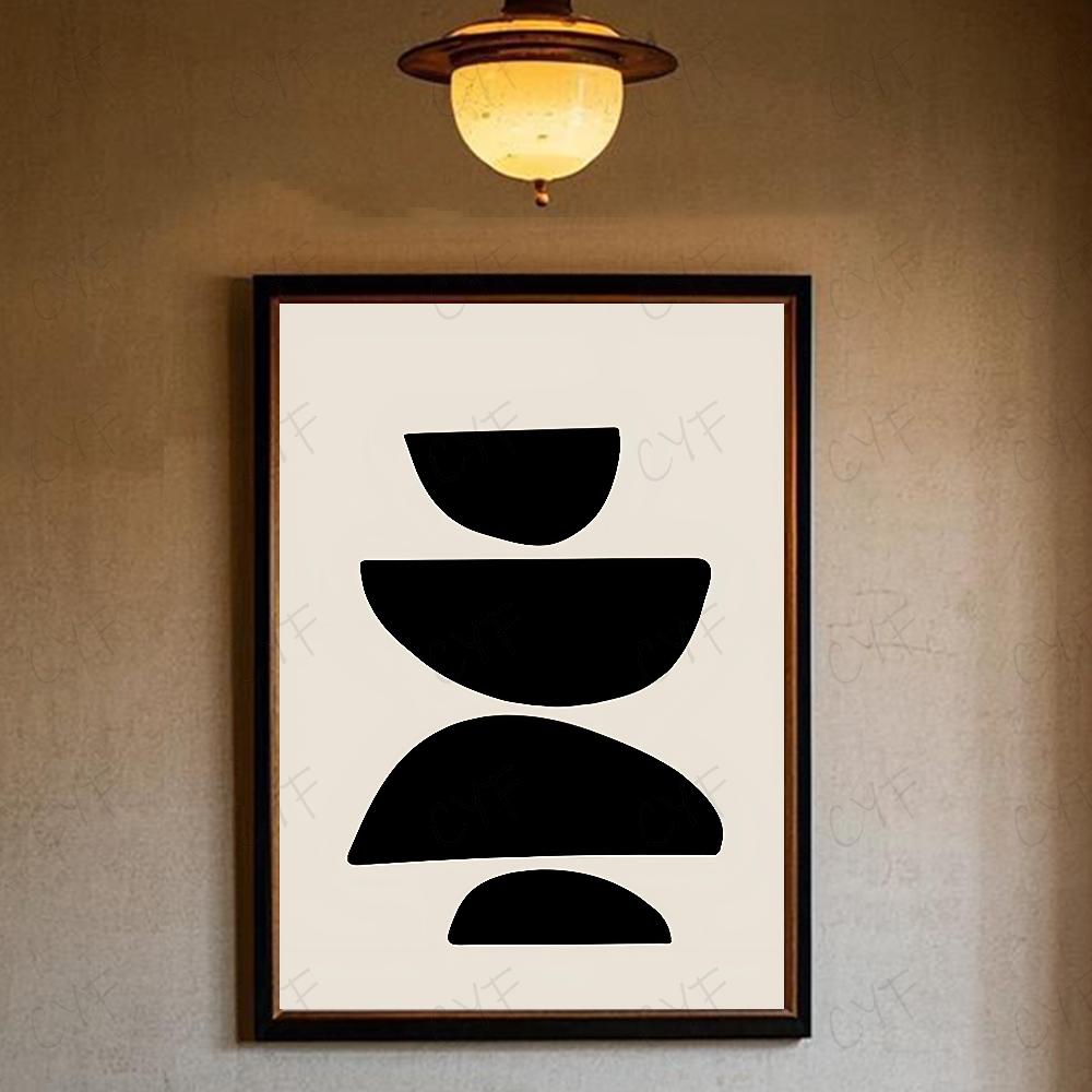 Abstract Bohemian Wall Art Poster High Quality Wall Art for Home Office Bedroom Living Room Hallway Bar Perfect Gift Idea