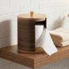 Holz Taschentuch Aufbewahrungsbox Minimalistischer Toilettenpapierhalter Rollenpapier Spender Zuhause