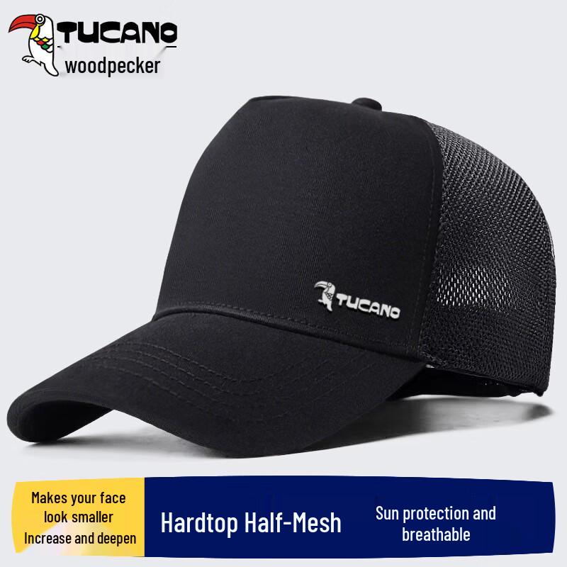 Woodpecker Unisex Summer Mesh Sun Protection Baseball Cap One Size