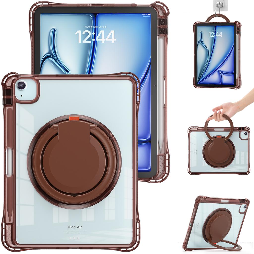 For iPad Air 11 (2025)/(2024)/Air (2022)/(2020)/Pro 11 (2022)/(2021)/(2020)/(2018) Case Rotary Kickstand Tablet Cover