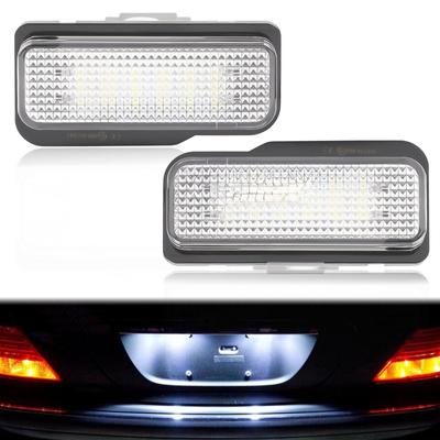 Car Led Number Plate Lamp White License Plate Rear Tag Lights 12V Exterior Light For Mercedes Benz W211 W203 5D W219 R171