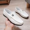 Doudou Shoes Men's Soft-soled Breathable Lazy Casual Leather Shoes Are Fashionable