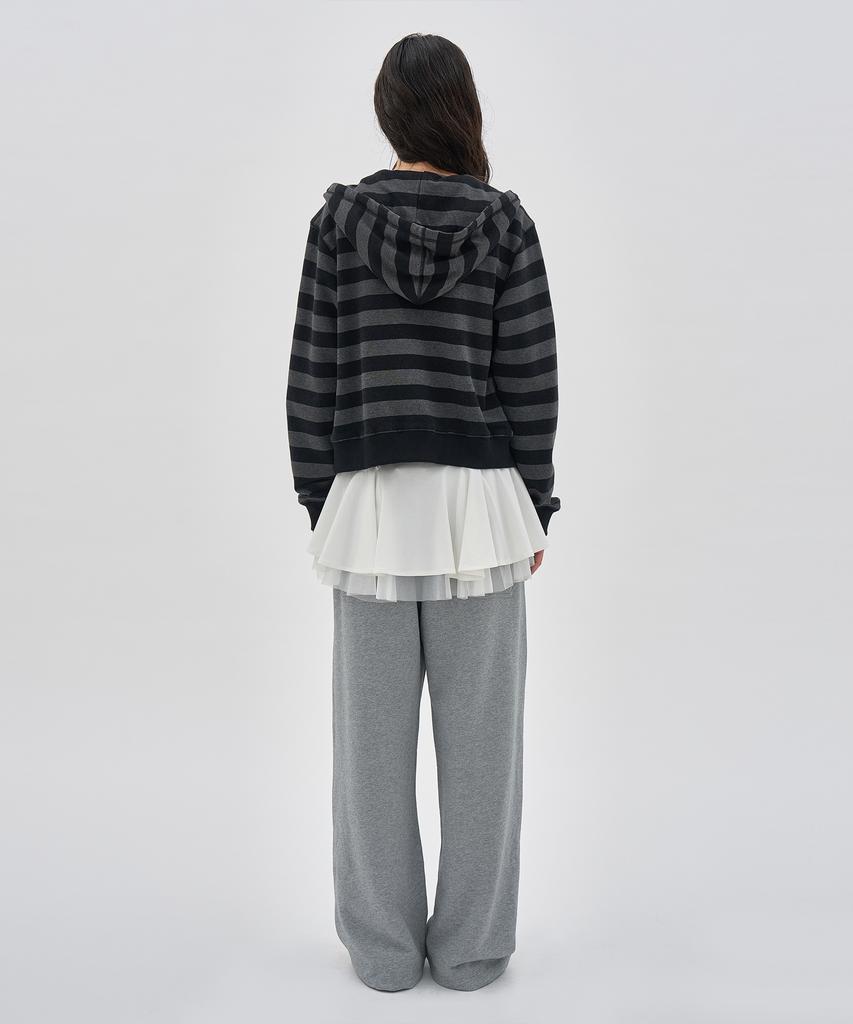 Partimento Woman Contrast Button-Up Layered Dress Top_Off White