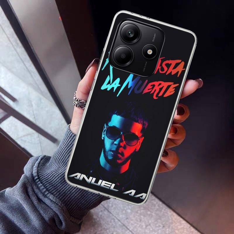 Anuel AA Real H-Hasta La M-Muerte Handyhülle für Xiaomi Redmi Note 15 14 14S 13 12S 12 Pro Plus 11S 11 10S 10 4G Hülle 11E 11T 5