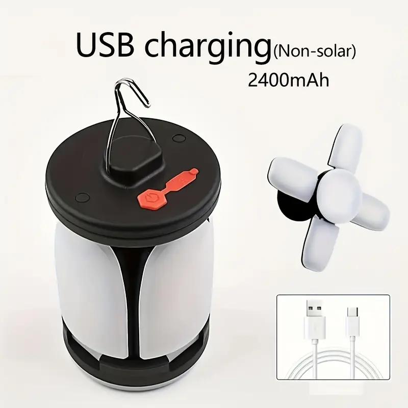 Rechargeable Solar USB LED Camping Lantern Foldable Design with 6 Light Modes Ideal for Camping & Fishing LED Lights for Camping