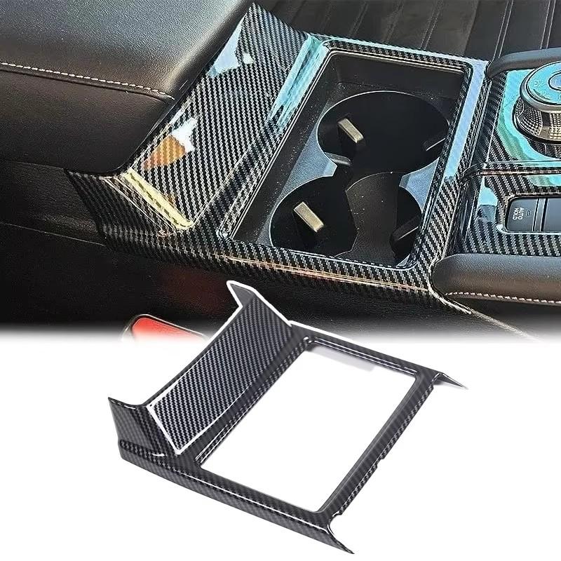 Für Mitsubishi Outlander 2022 2025 2024 ABS Carbon Fiber Center Console Dekoration Innere Türgriff Schüssel Abdeckung Trim Zubehör