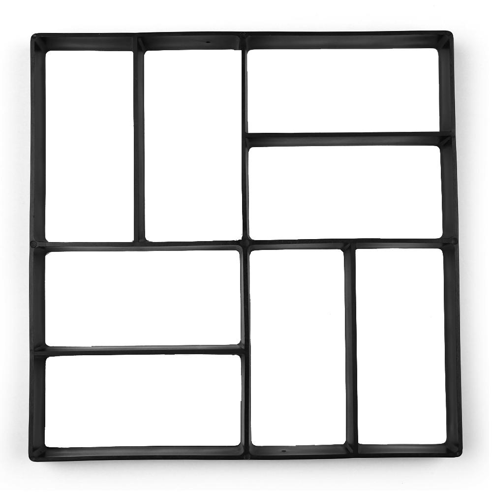 Dlažební cesta Border Maker Formovač cesty Opakovaně použitelný beton Cement Stone Design Dlažební forma Walking Form DIY