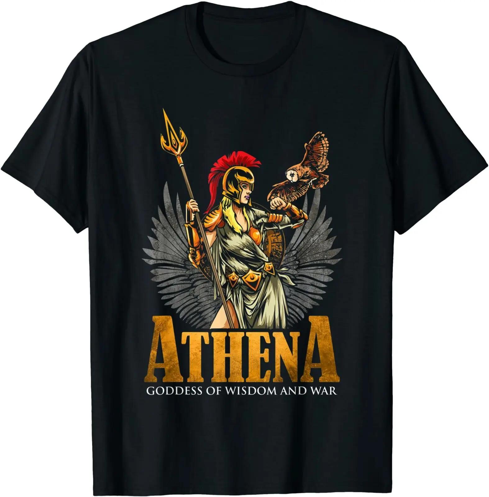 Athena Goddess Ancient Greek Mythology Gods and Monsters TShirt Summer Cotton Short Sleeve ONeck Unisex T Shirt New S3XL S