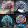 4pcs Partial Drill Special Shape Diamond Painting Kits 30x30cm Crystal Rhinestone Paintings for Home Wall Decor
