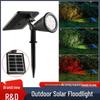 Rainproof Solar Outdoor Tree & Garden Spotlights - Dual-Use Decorative Landscape Lighting