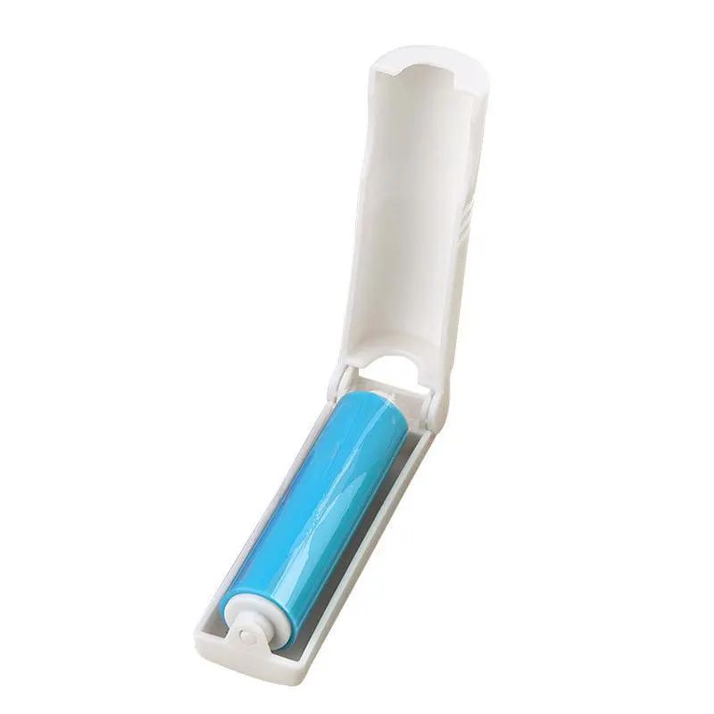 2Pcs Dust Remover Clothes Fluff Foldable Washable Hair Collector Removal Brush Sticky Washable Reusable Protable Rolling Brush