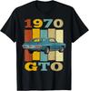 Vintage 70 1970 GTO Silhouette Muscle Car T-Shirt