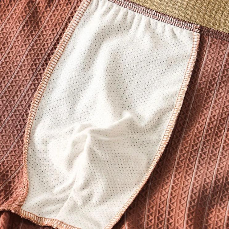 Mens Panties Cotton Boxer Shorts Fashion  Breathable Mid Waist Underwear Cueca U Bulge Pouch Sexy Underpants