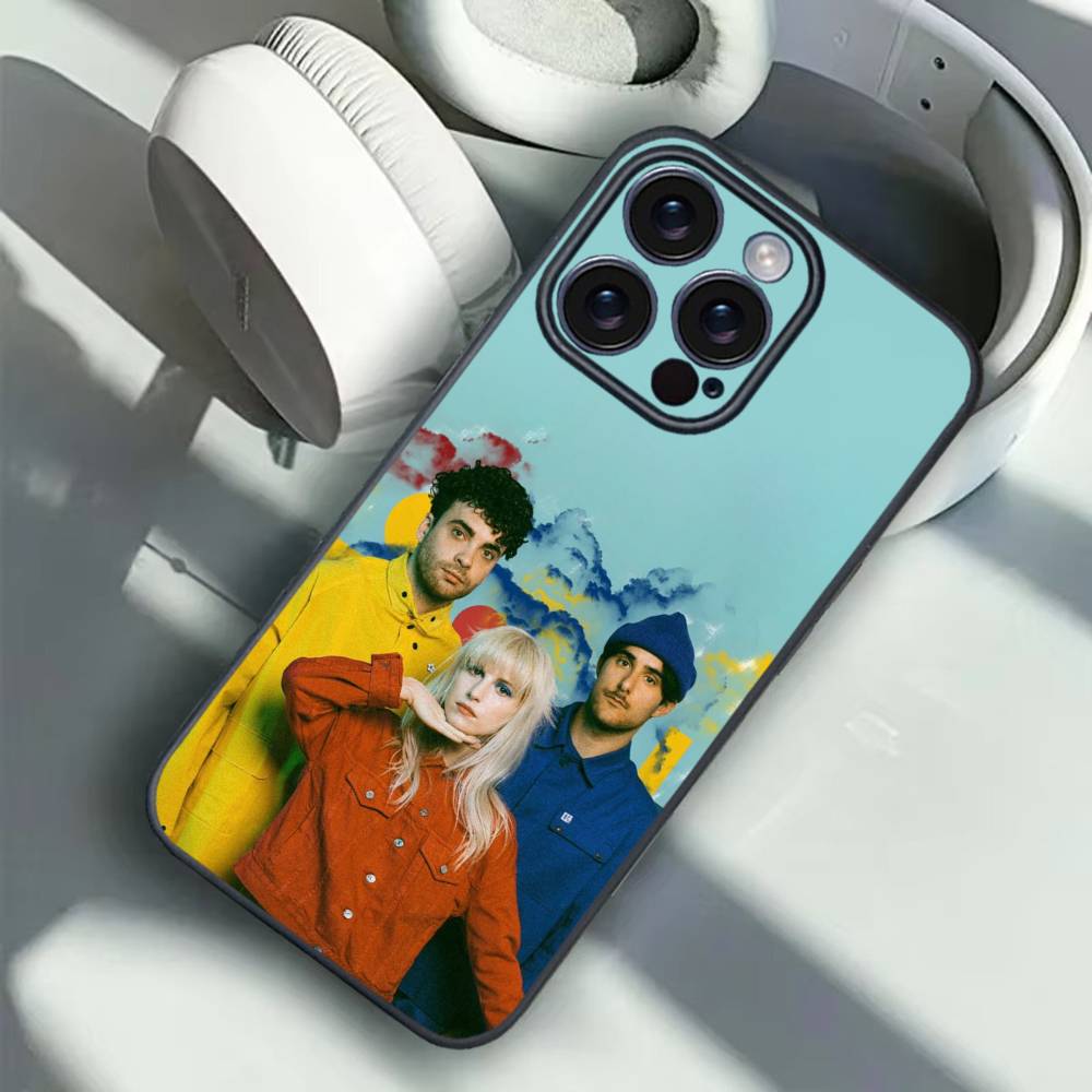 1PC COOL Band P-Paramore Phone Case For iPhone 16 15 14 13 12 17 PRO MAX PLUS Mini TPU Soft to Skin-friendly case