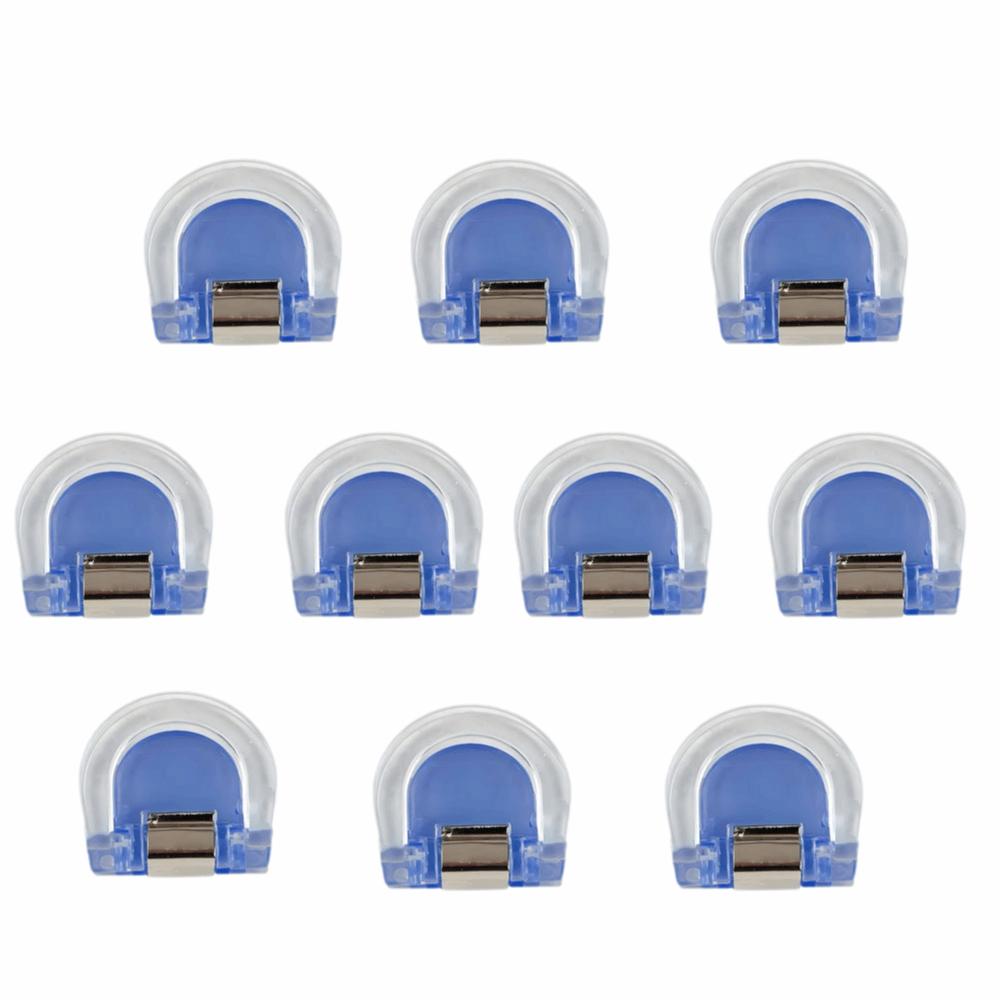 10Pcs Transparent Page Holder Clip Strong Clip Invisible Leg Shortening Clip Household Organization