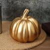 Retro Pumpkin Statue Resin Miniature Figurine Sculpture Micro Landscape Pumpkin Ornament  Autumn