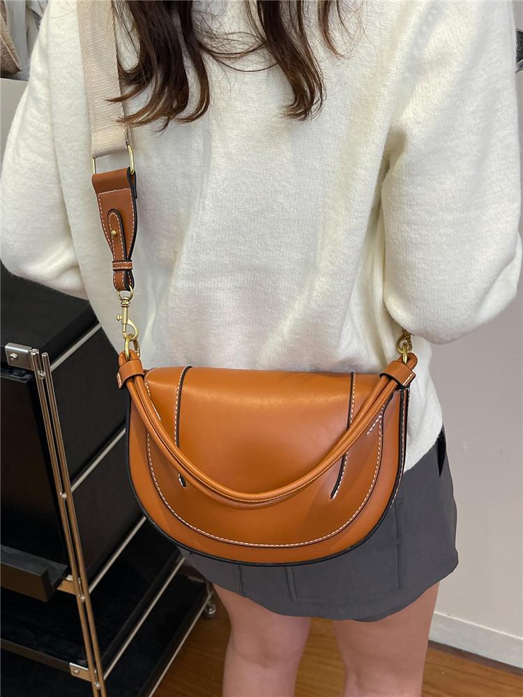 2025 Women's High-End Fashion Crossbody Tote Saddle Bag