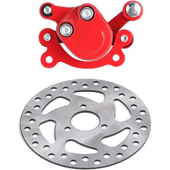 Go Kart Brake Kit,120Mm Disc Rotor Brake Caliper For 43 47 49Cc Electric Go Kart Scooter Mini Moto Brake Discs Go Kart Disc Brake Adapter
