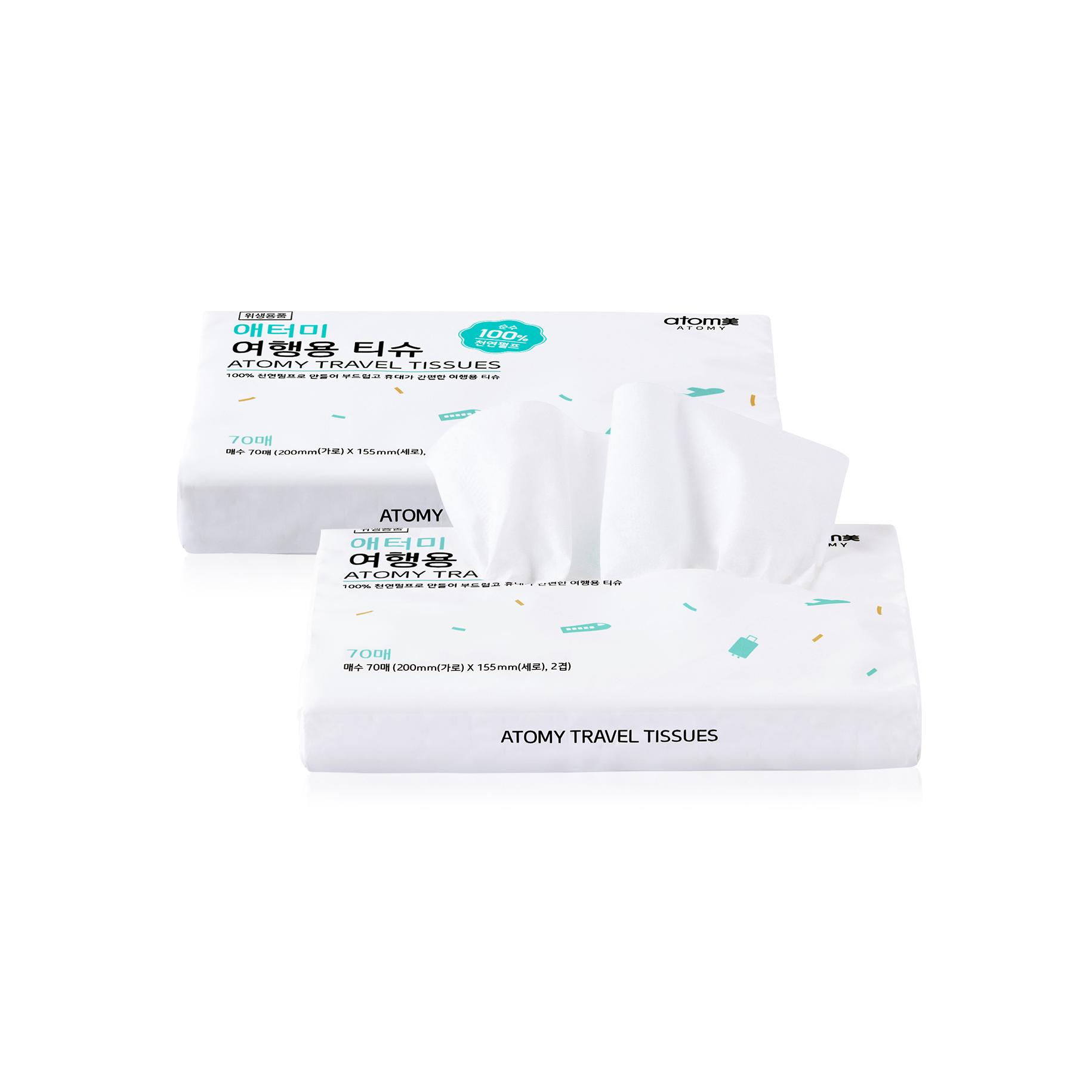 Atomy Travel Tissues (70 sheets x 3 packs)
